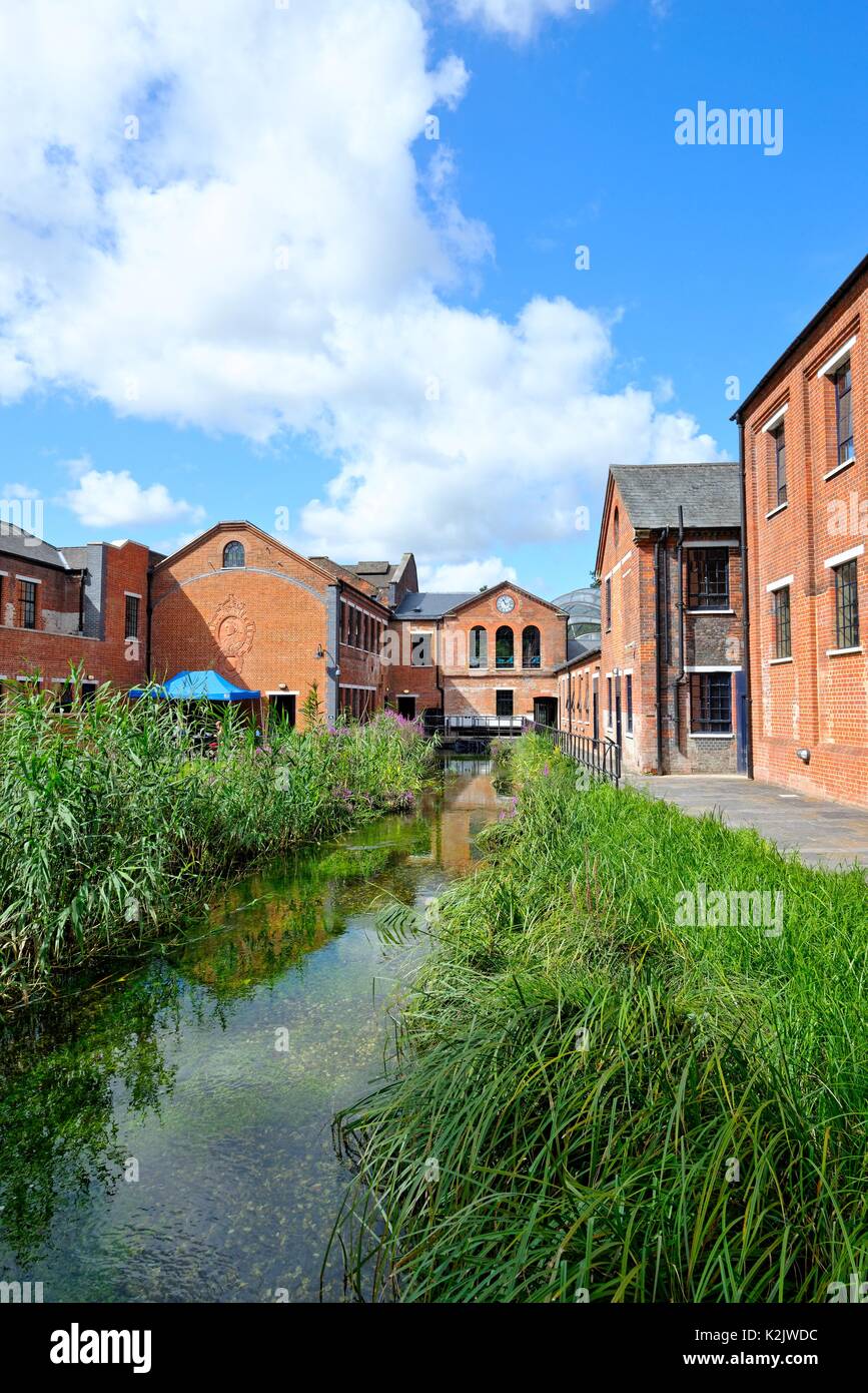 Bombay Sapphire Distillery Laverstoke Mühle, Laverstoke Hampshire UK Stockfoto