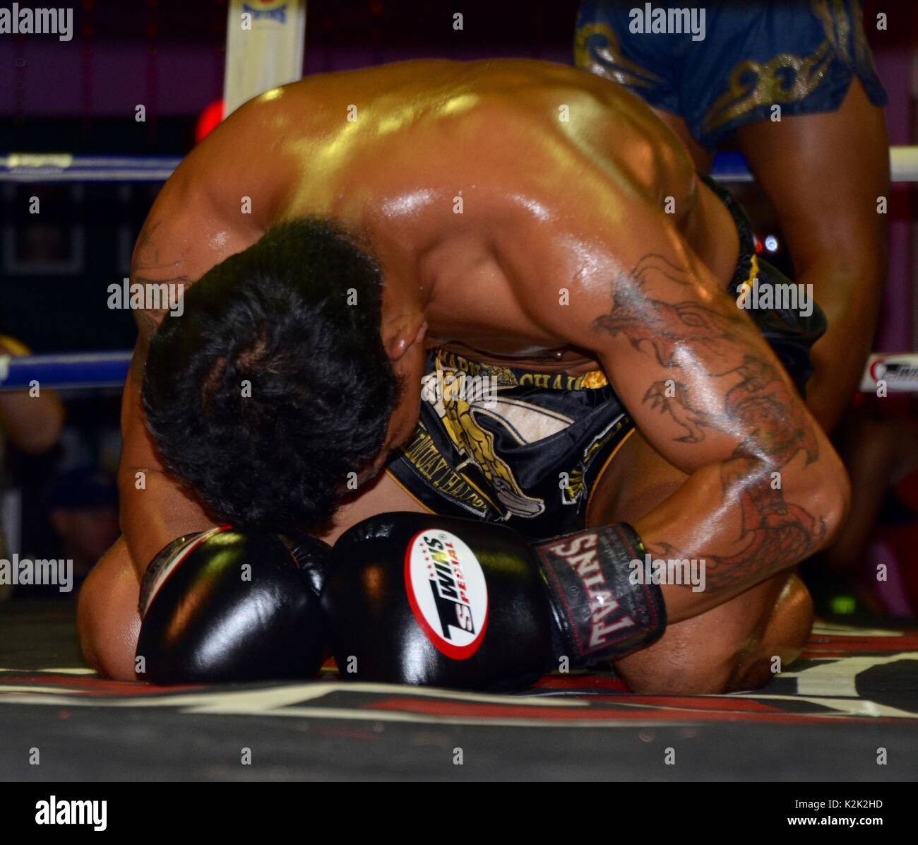 Muay Thai Kämpfer Stockfoto