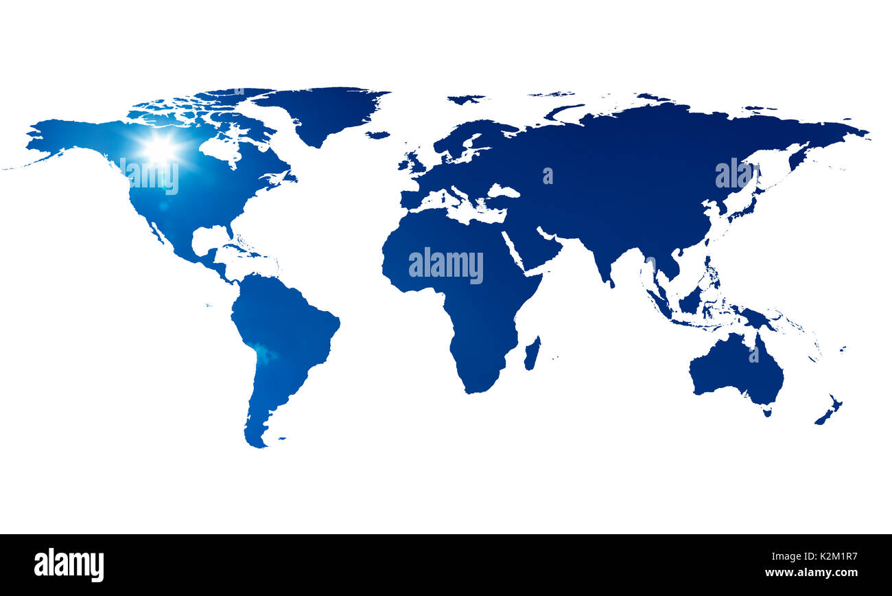 konzeptionellen Hintergrundbild der Weltkarte. Möblierte Welt Bild NASA verwendet für dieses Bild. Stockfoto