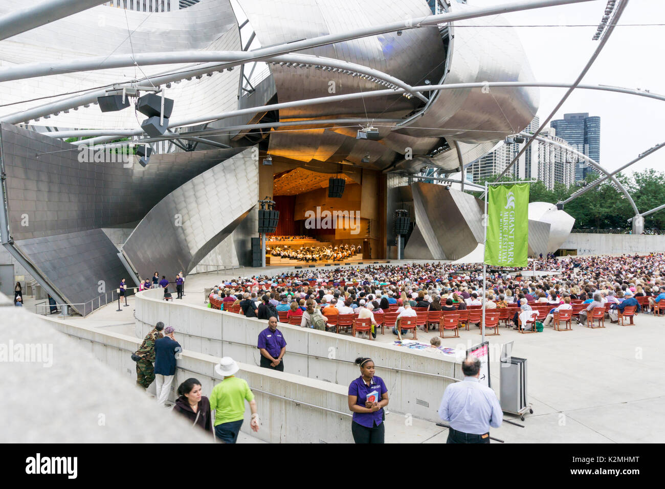 Grant Park Music Festival im Millennium Park an den Jay Pritzker