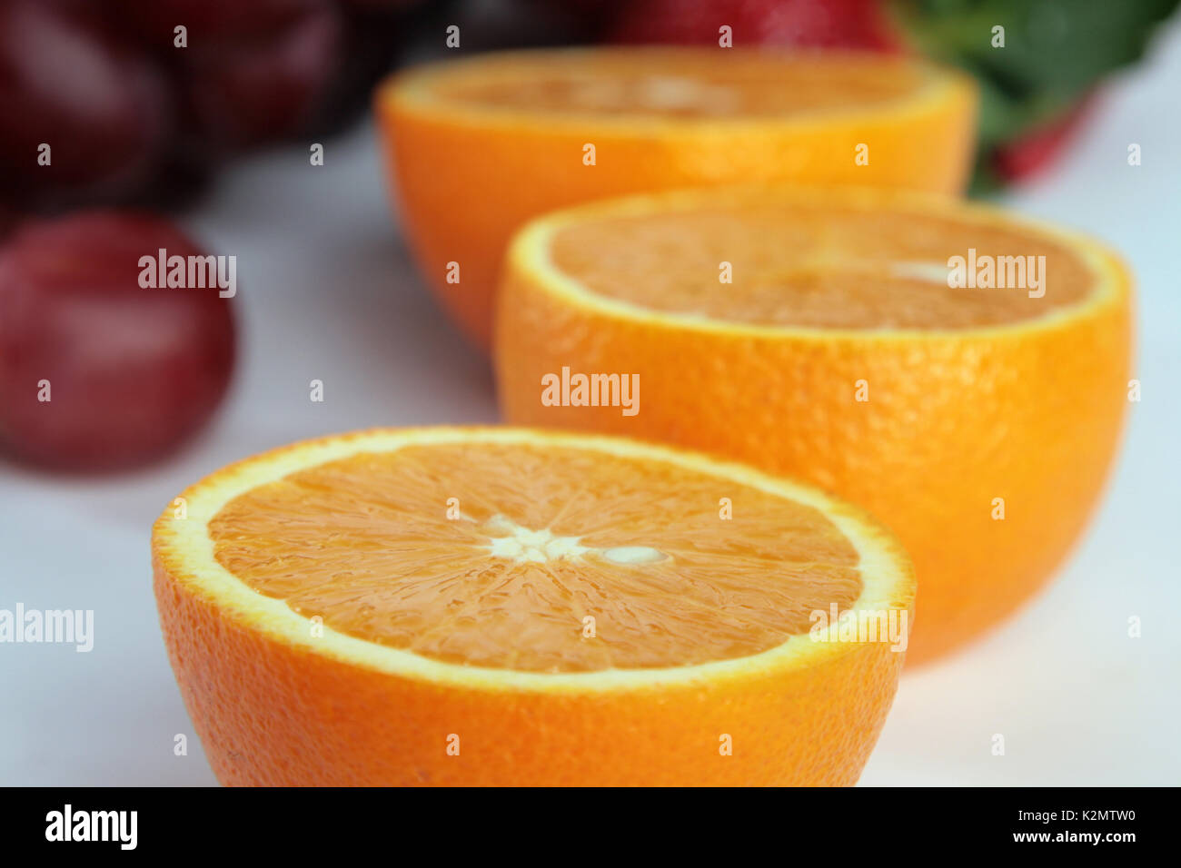 Frische Früchte. Gemischte Früchte. gesunde Ernährung, Diäten, Liebe Früchte. Stockfoto