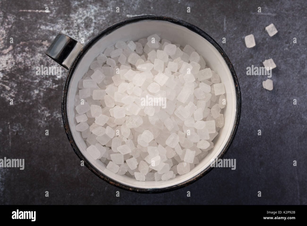 Kristallzucker Stockfoto