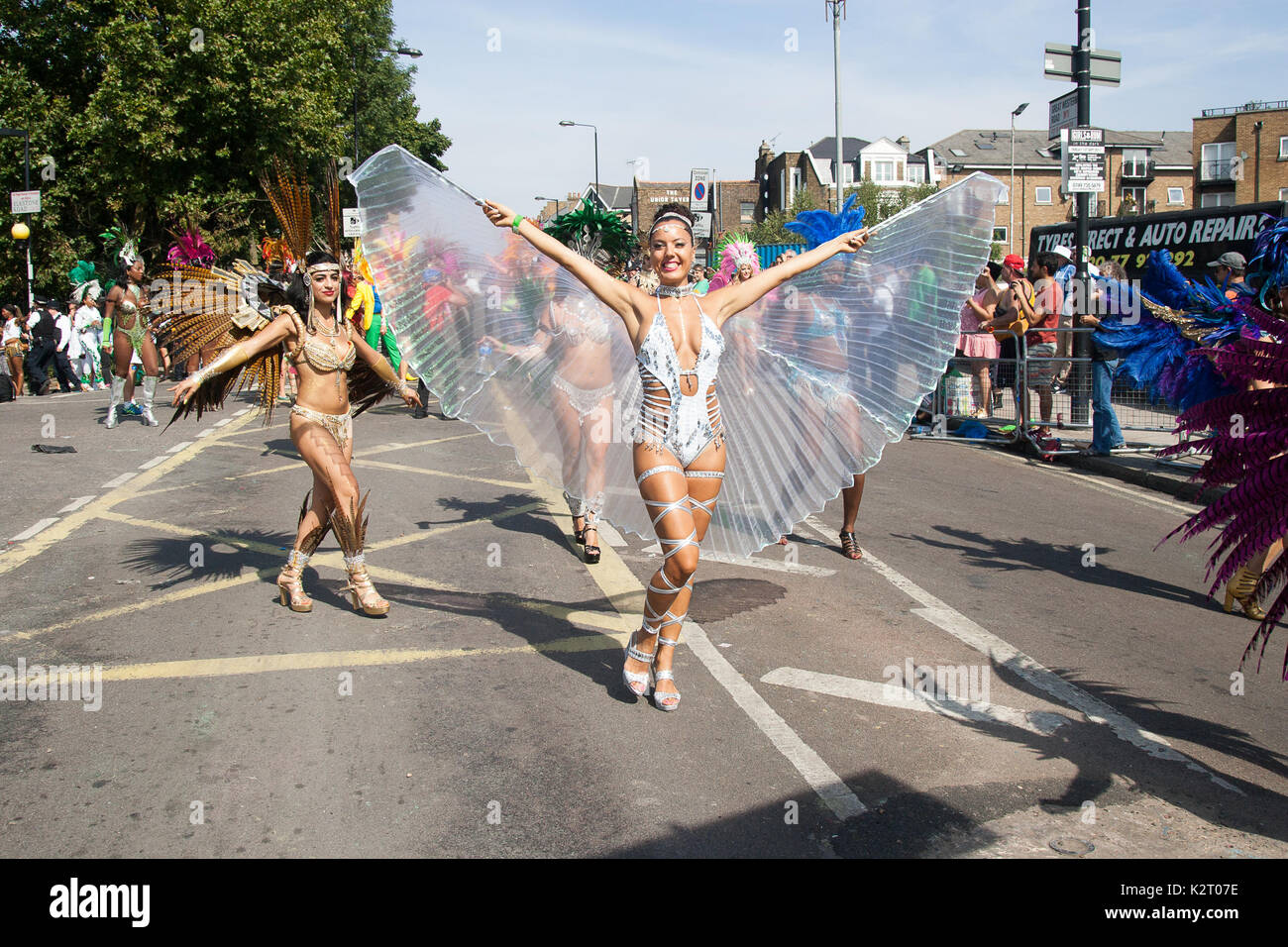 Notting Hill Carnival Westbourne Park London 2017 Nottinghill Stockfoto