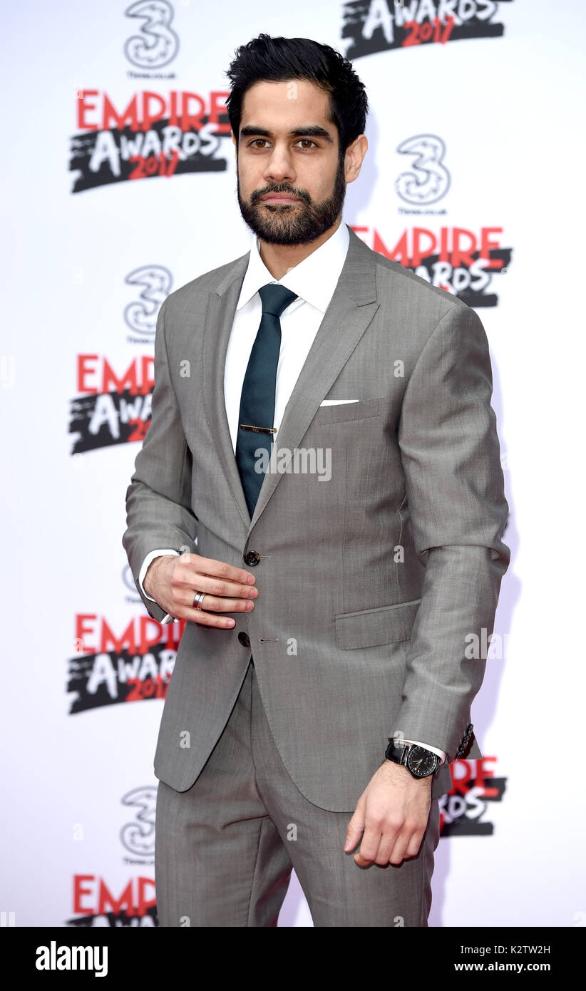 Foto © gutgeschrieben werden Alpha Presse 079965 19.03.2017, Sacha Dhawan 3 Empire Awards 2017 im Roundhouse London Stockfoto