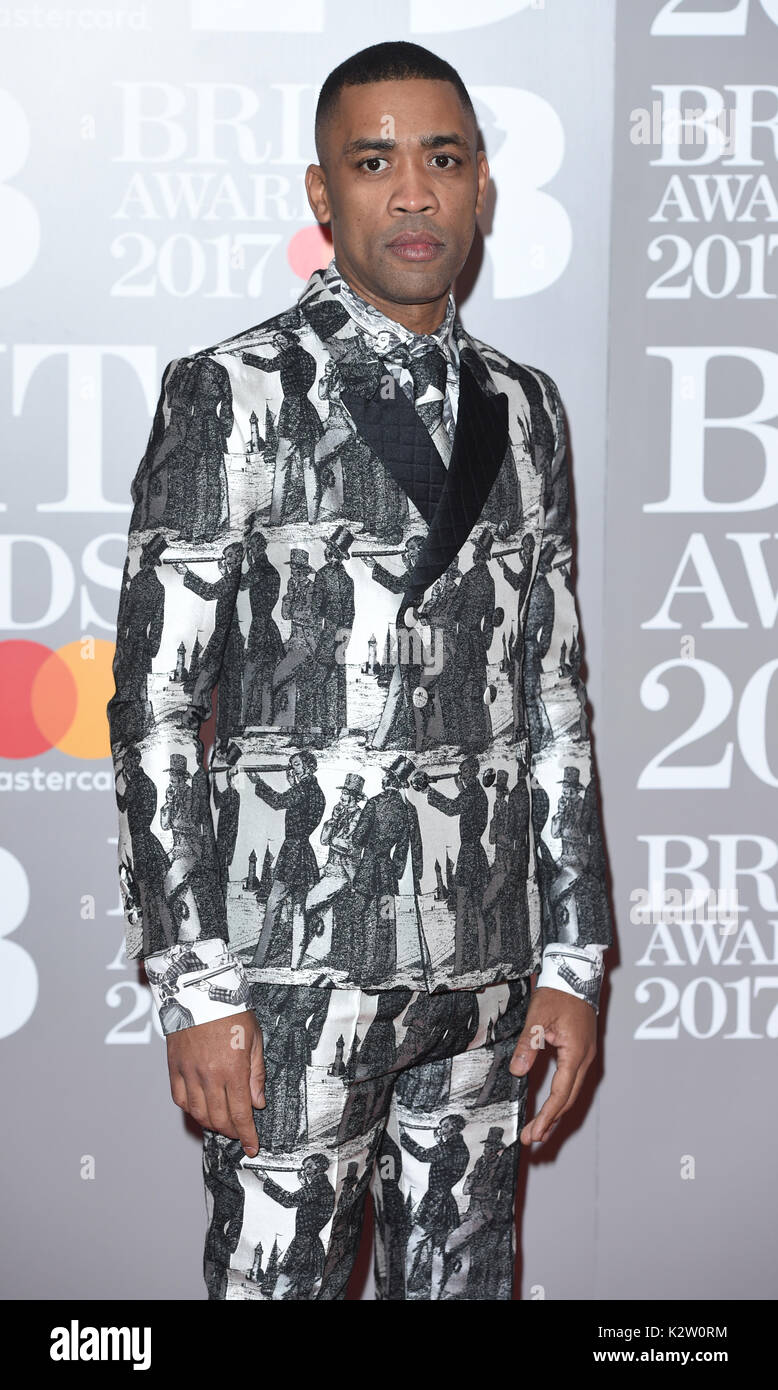 Foto © gutgeschrieben werden Alpha Presse 079965 22/02/2017 Whiley der Brit Awards 2017 in der O2 Arena in London Stockfoto