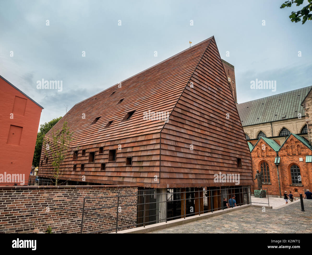 Museum in der Nähe der Kathedrale in Ribe in Dänemark Stockfoto
