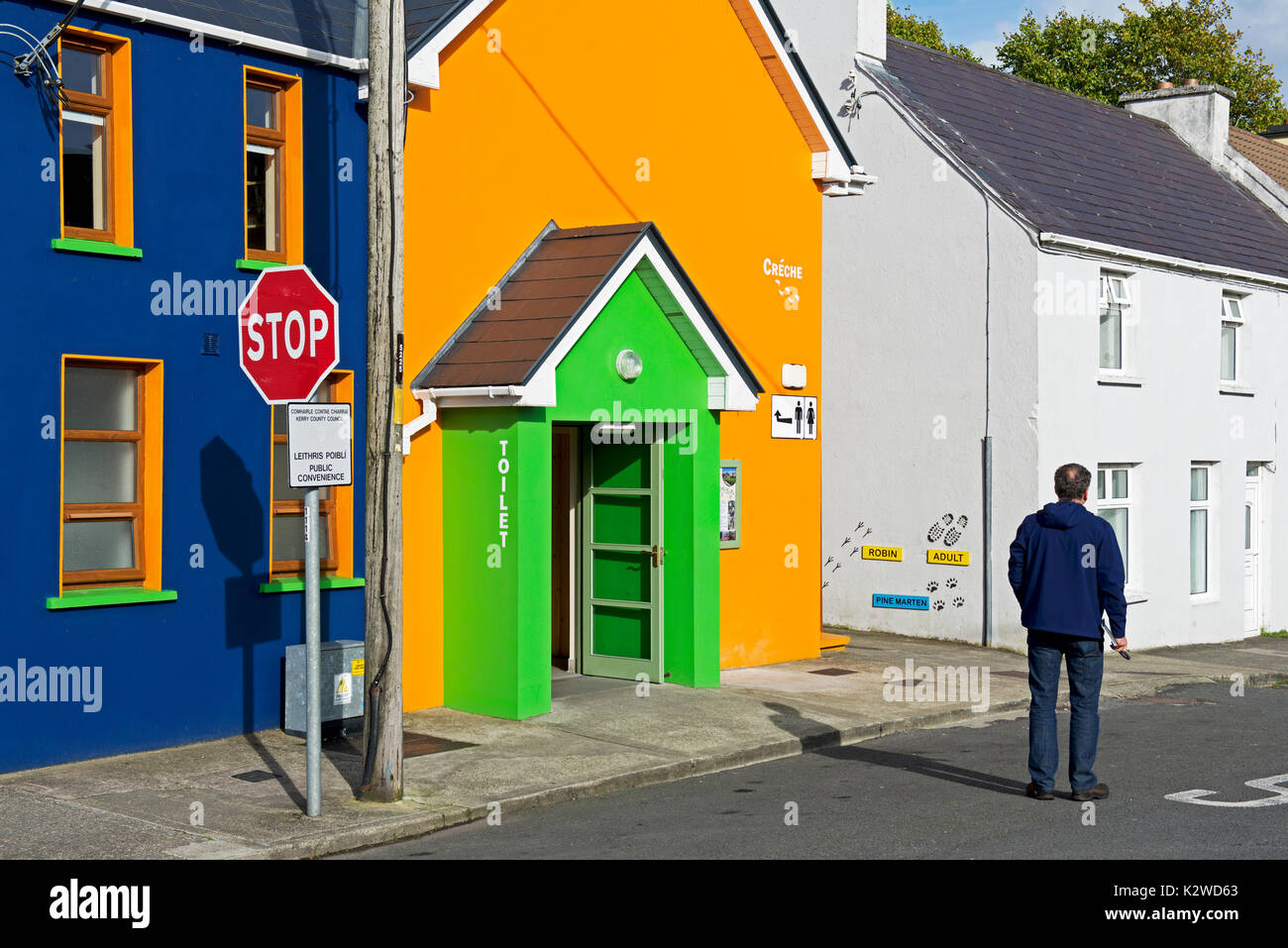 Sneem, Iveragh Halbinsel, Co Kerry, Irland Stockfoto