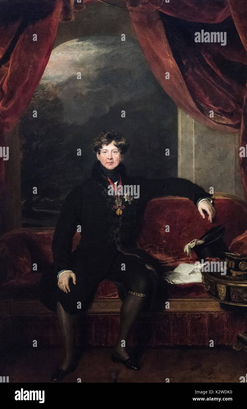 Thomas Lawrence (1769-1830), Porträt von König George IV (1762-1830), 1822. Stockfoto