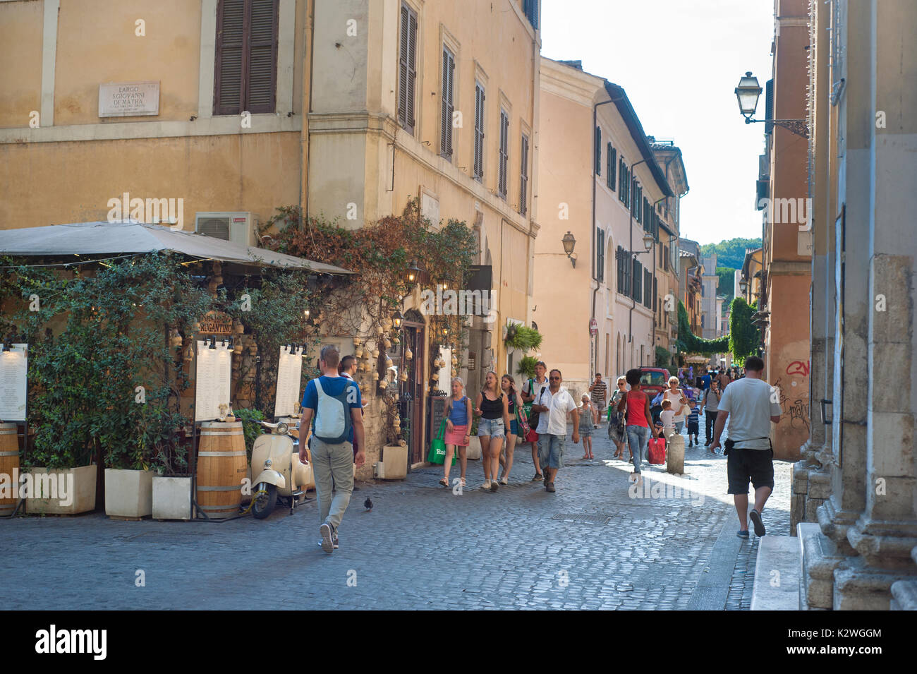 Rom, Italien 2017 - Trastevere Stockfoto