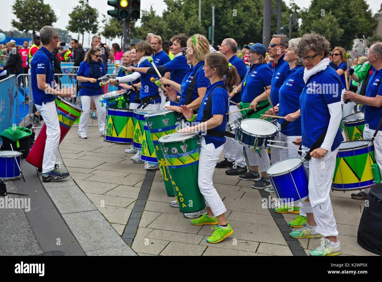 Hamburg Triatlon 2016 Stockfoto