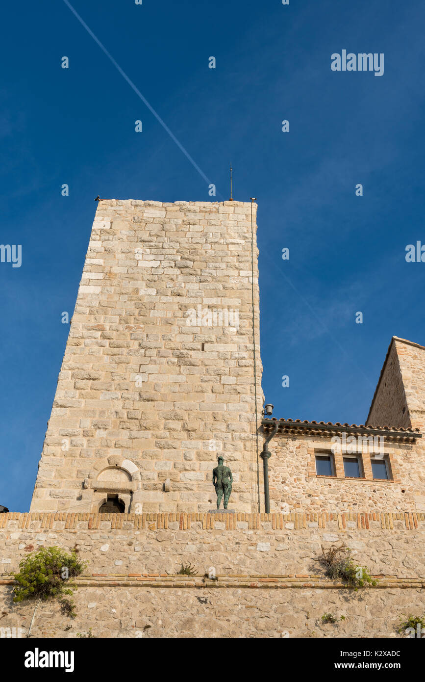 Das Musée Picasso ist in der Küstenstadt Chateau Grimaldi in der Altstadt von Antibes, Frankreich Stockfoto