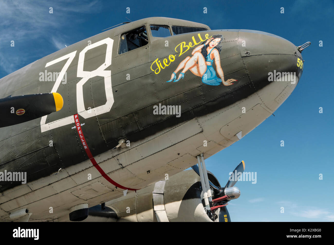 Douglas C47 Skytrain Stockfoto