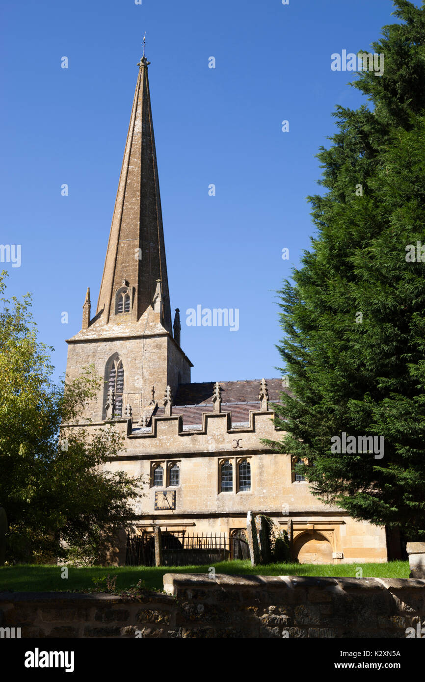Kirche des Hl. Laurentius, Abingdon, Cotswolds, Gloucestershire, England, Vereinigtes Königreich, Europa Stockfoto