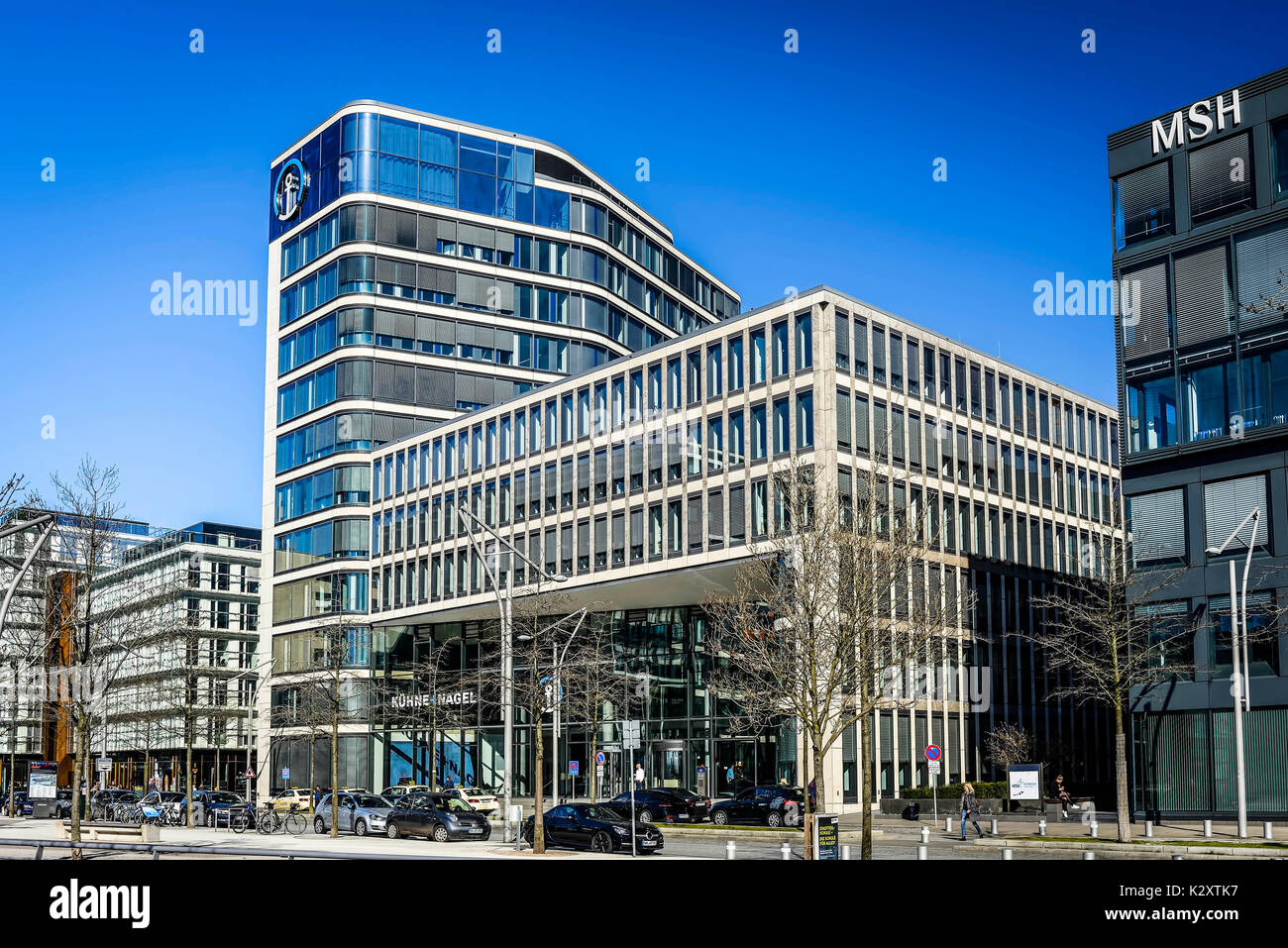 Firmensitz von Kühne und Nagel in der großen Lemberg in der Hafenstadt Hamburg, Deutschland, Europa, Firmensitz von Kühne und Nagel bin Brutto Stockfoto