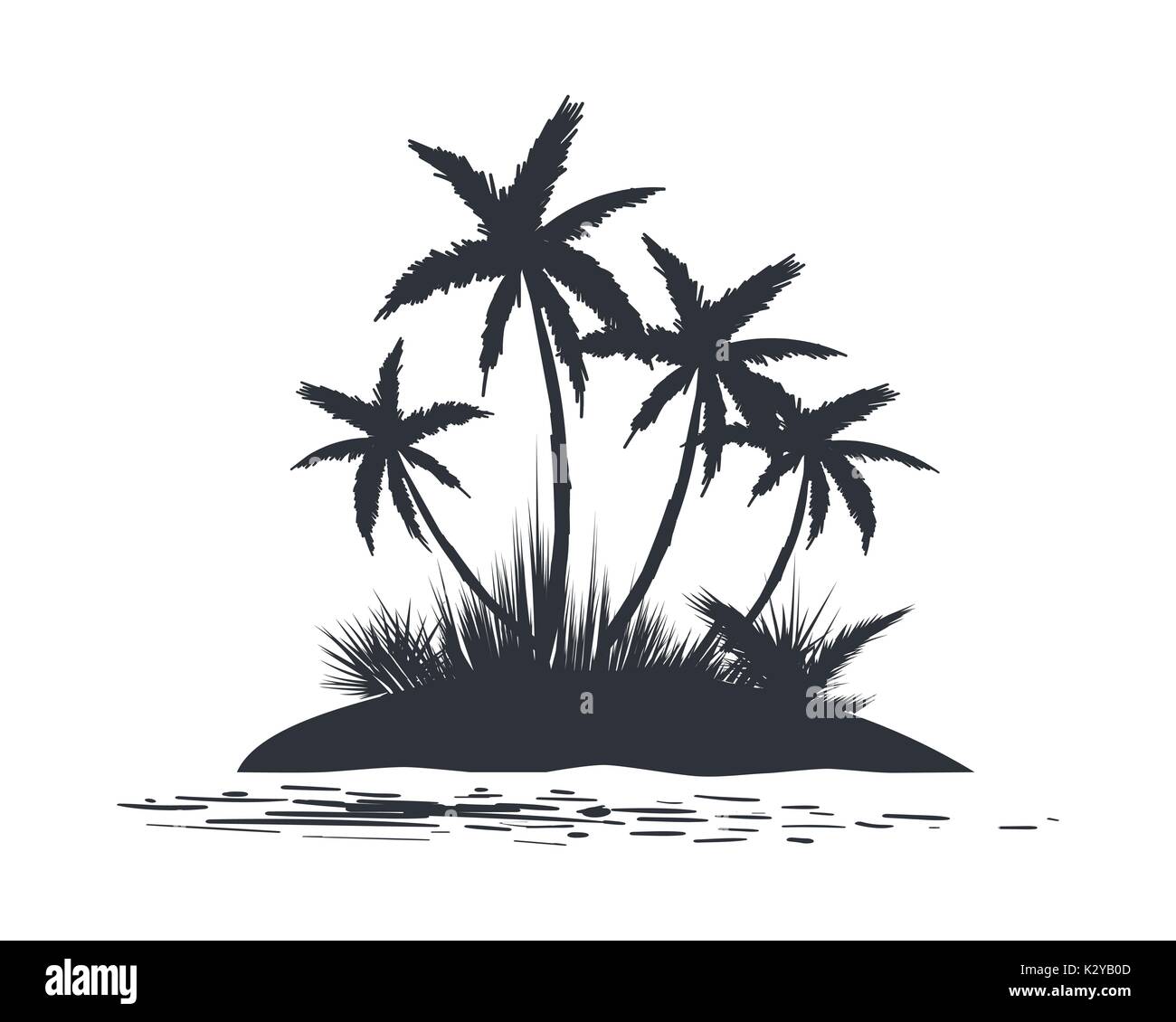 Insel silhouette -Fotos und -Bildmaterial in hoher Auflösung – Alamy