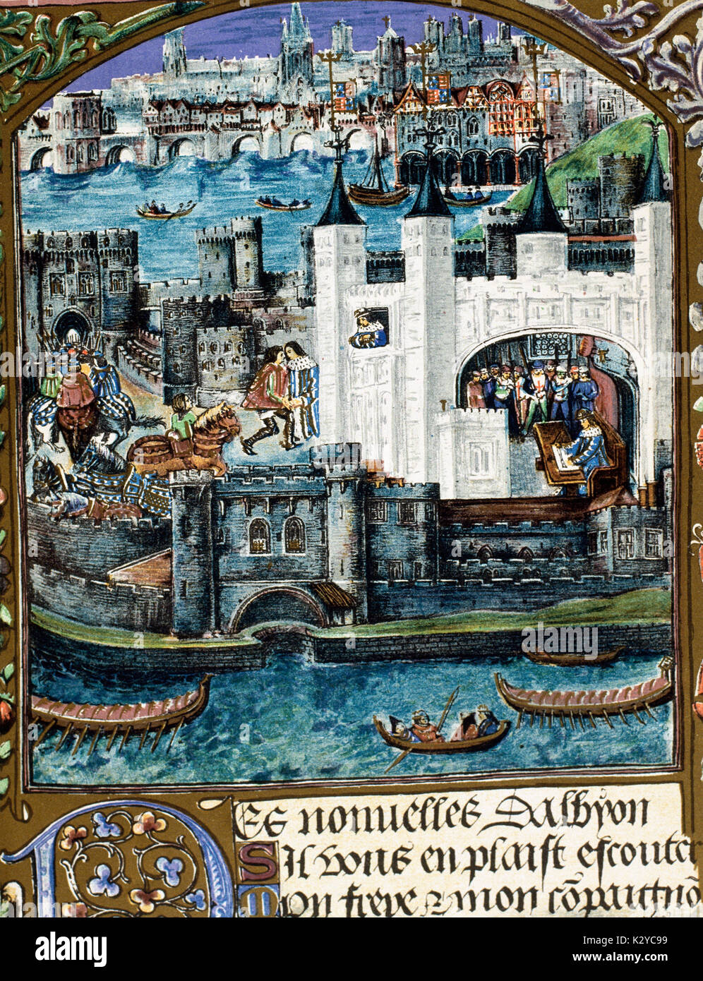 LONDON - Zeit der König Heinrich VII. von England (1457-1509). Gründer der Tudor-dynastie. Stockfoto