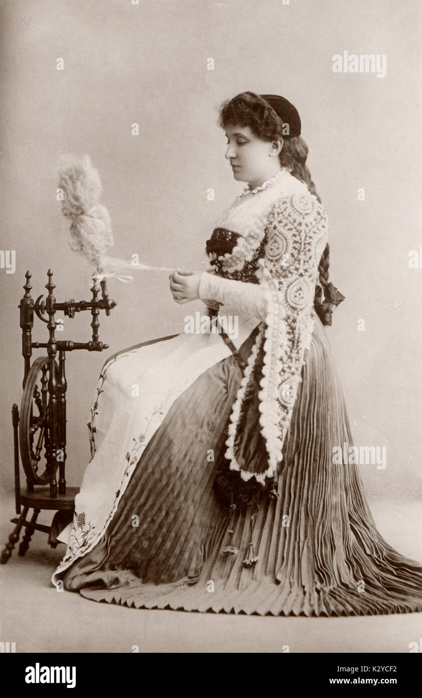 Nellie Melba als Marguerite in Gounods "Faust". Australische Sopranistin (1861-1931). Stockfoto