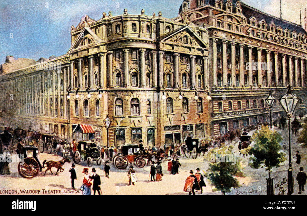 LONDON - WALDORF THEATER, aldwich der Jahrhundertwende. Stockfoto