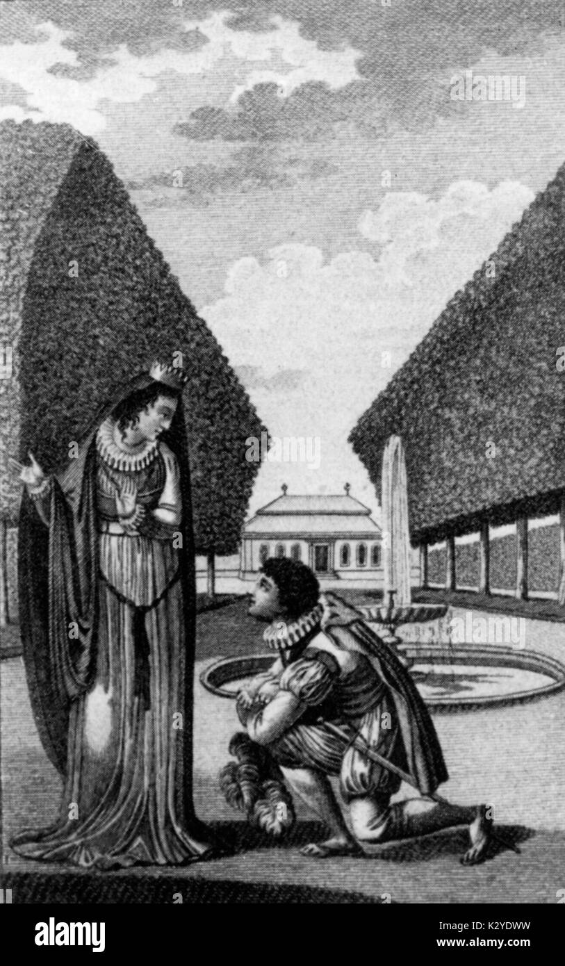 VERDI - DON CARLOS Akt V, Szene 10. Szene aus Schillers Stück, 'Don Carlos. Infant von Spanien", ins Englische übersetzt aus dem Französischen von Benjamin Thompson, 1801 Stockfoto