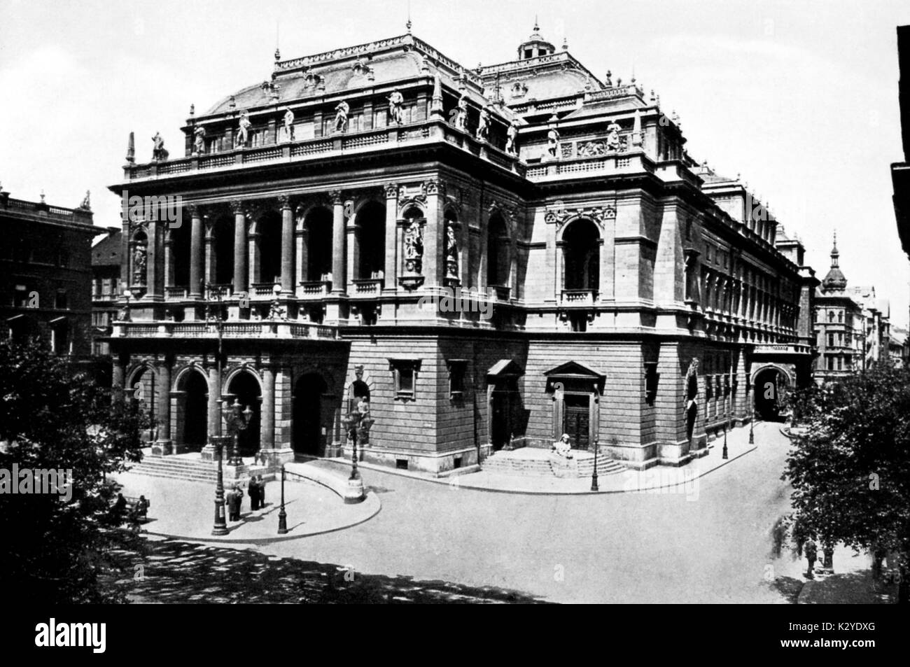 Oper, Budapest, Ungarn. Stockfoto