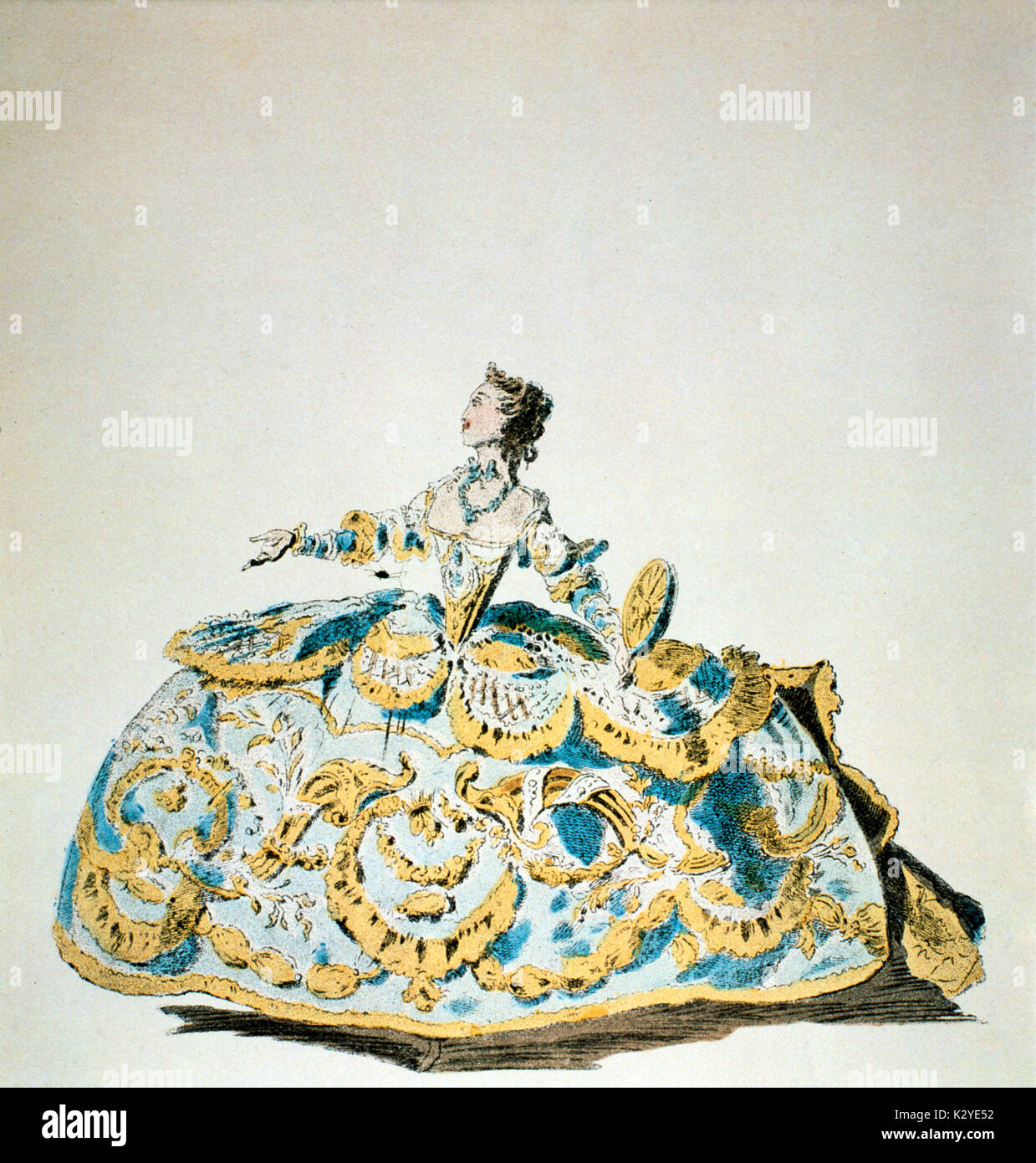 PARIS OPERA 18. Jahrhundert der Edelfrau Kostüm aus Paris Opera Stockfoto
