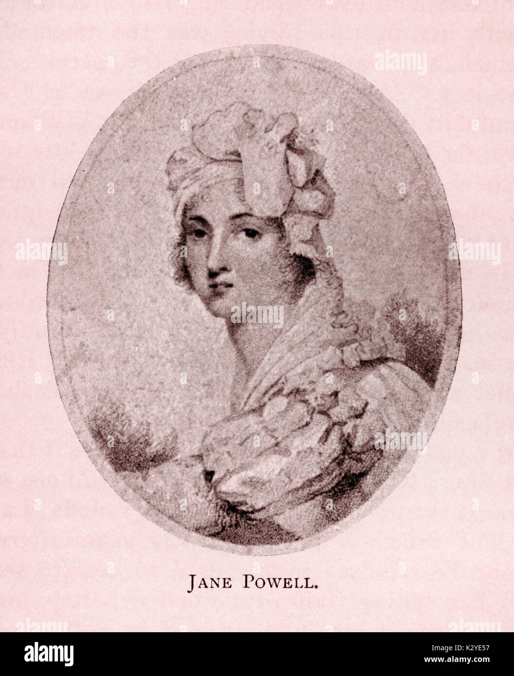 Jane Powell. Freund von Emma Lady Hamilton (1765-1815) Stockfoto