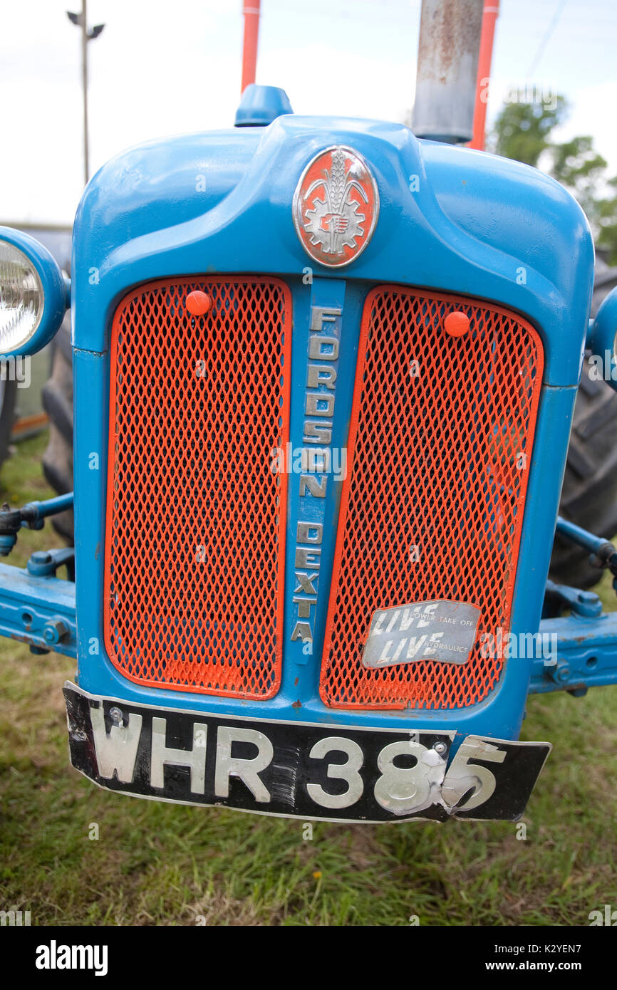 Devon County Show 2009, Vintage Fordson Dexta Stockfoto