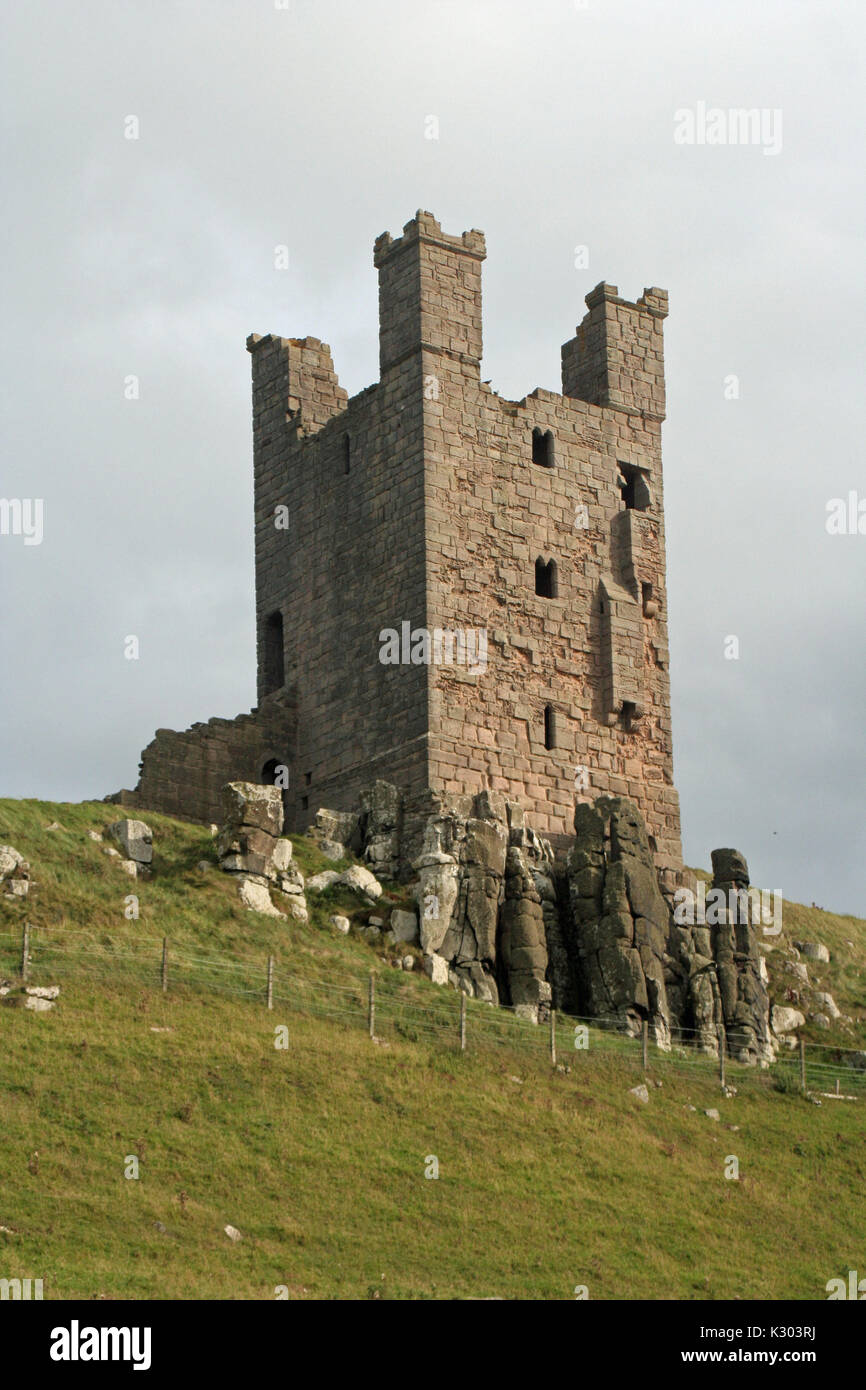 Dunstanburgh Castle Stockfoto
