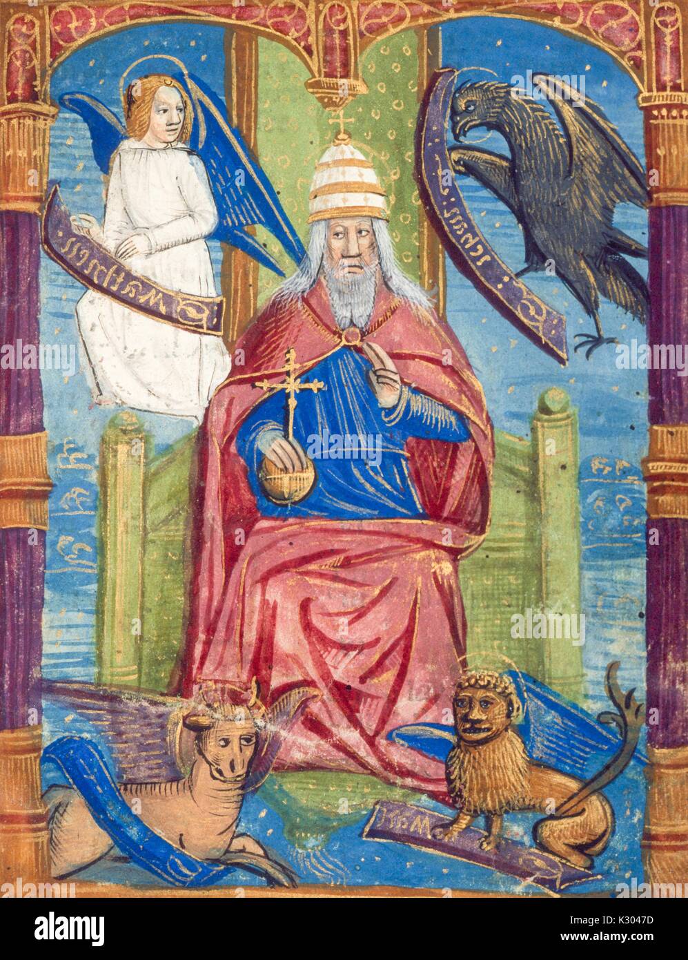 Bilderhandschrift Seite Darstellung, 2013. Stockfoto