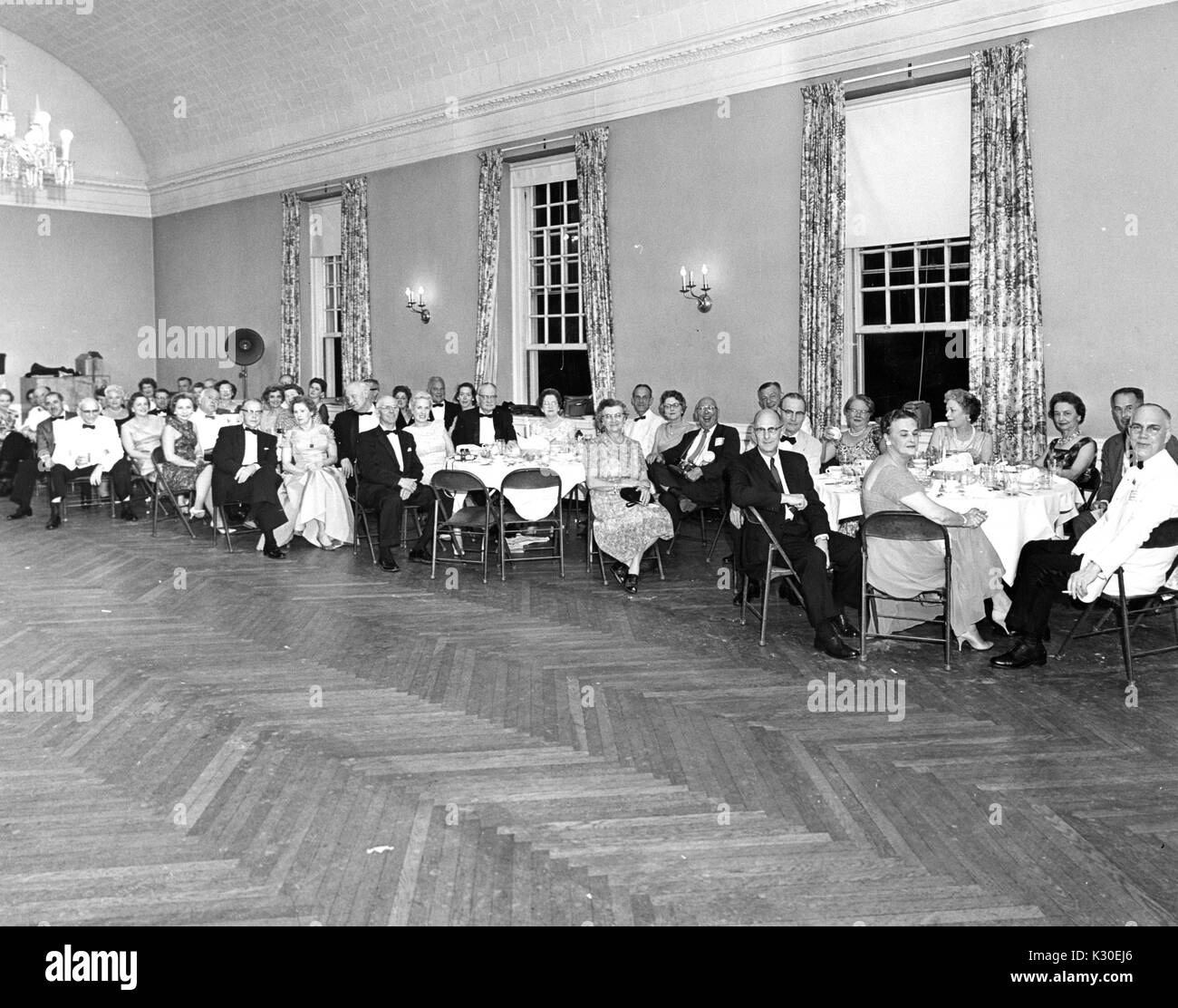 Gruppenfoto der Klasse der Johns Hopkins University von 1922, 1962. Stockfoto
