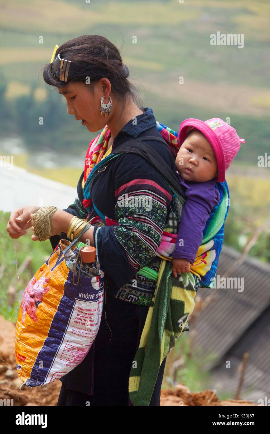 Ethnische Gruppe in Vietnam Stockfoto