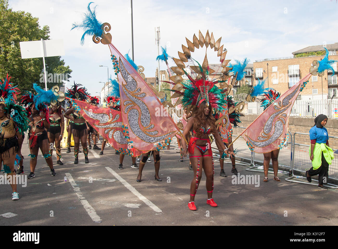 Notting Hill Carnival Westbourne Park London 2017 Nottinghill Stockfoto