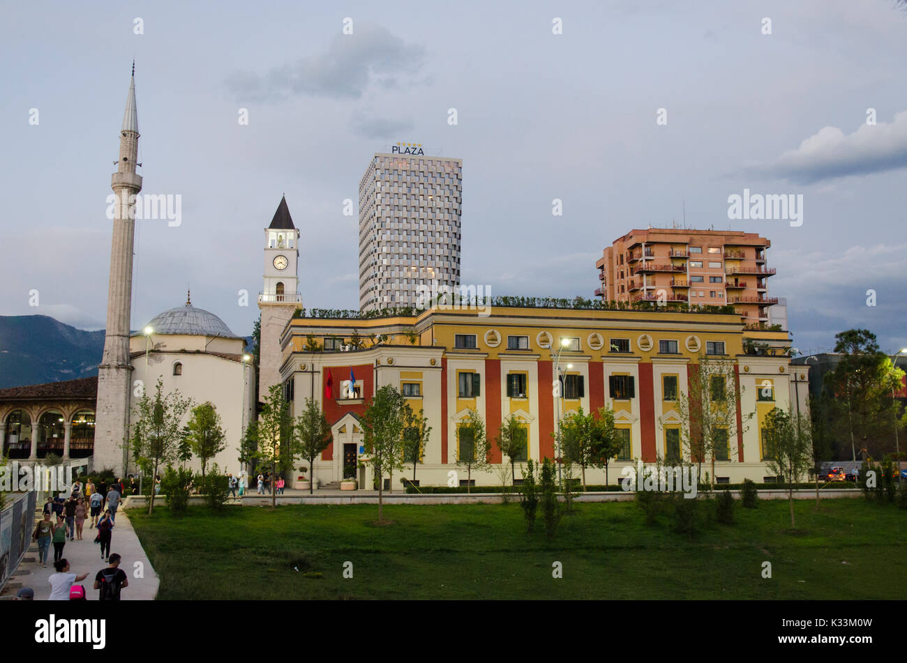 Tirana, Albanien Stockfoto