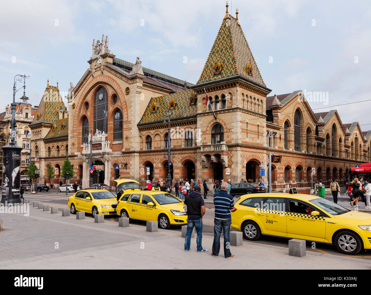 Zentrale Markthalle, Budapest, Ungarn Stockfoto