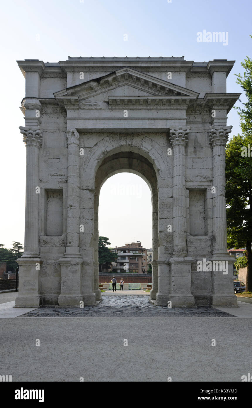 Arco dei Gavi, Verona, Italien Stockfoto