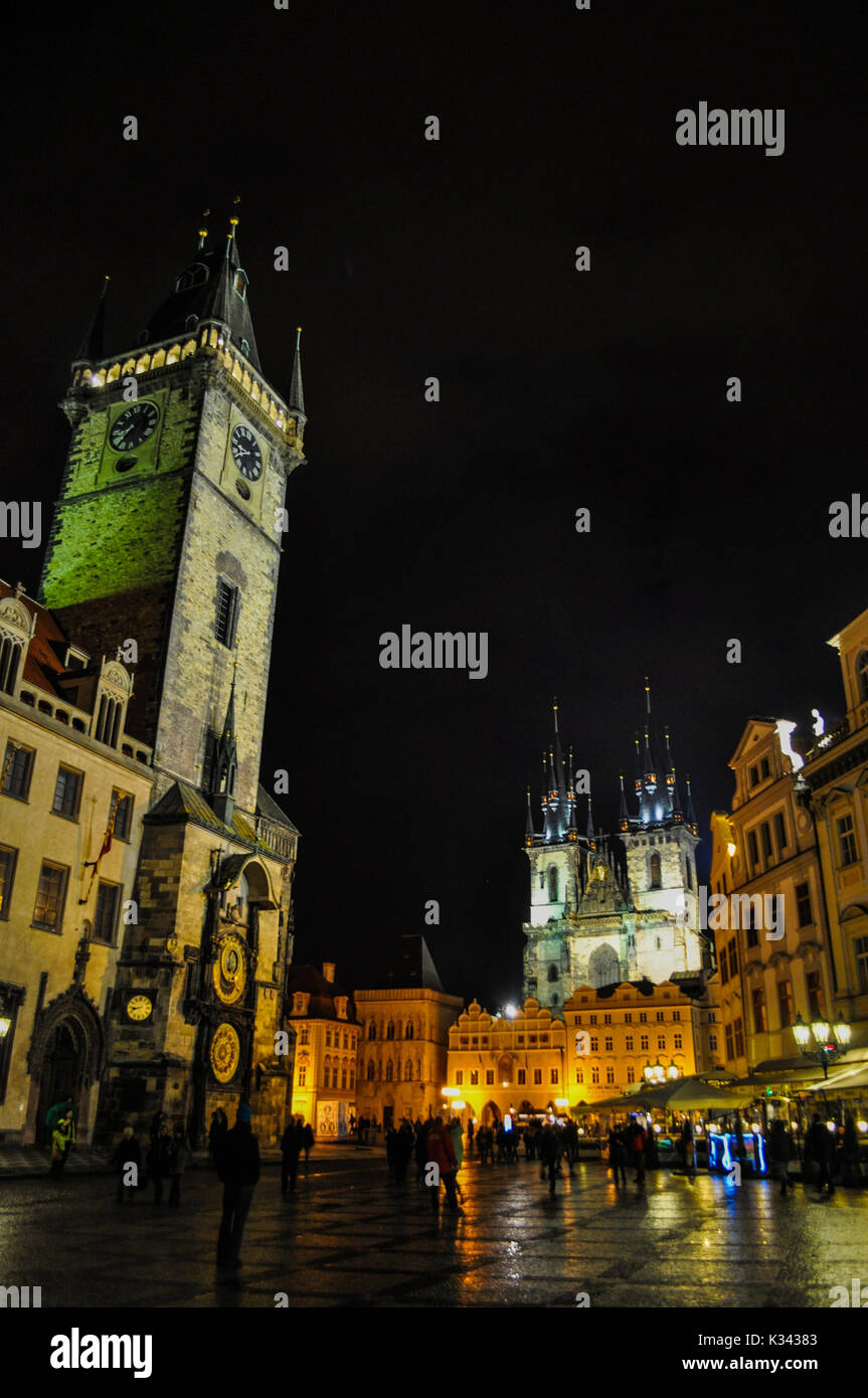 Altstädter Ring - Prag, Tschechische Republik Stockfoto