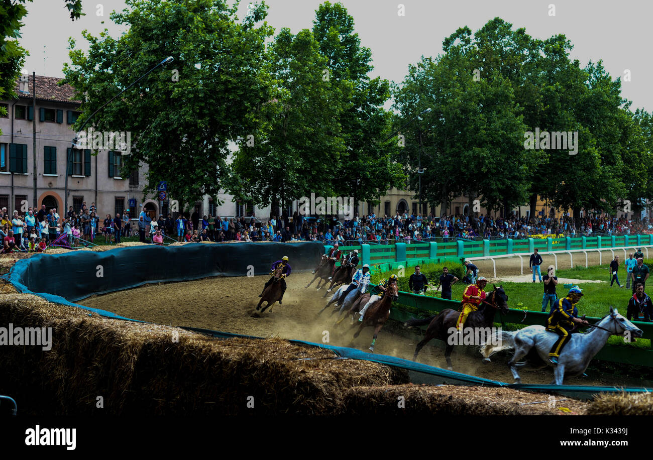 Palio di Ferara, Italien Stockfoto