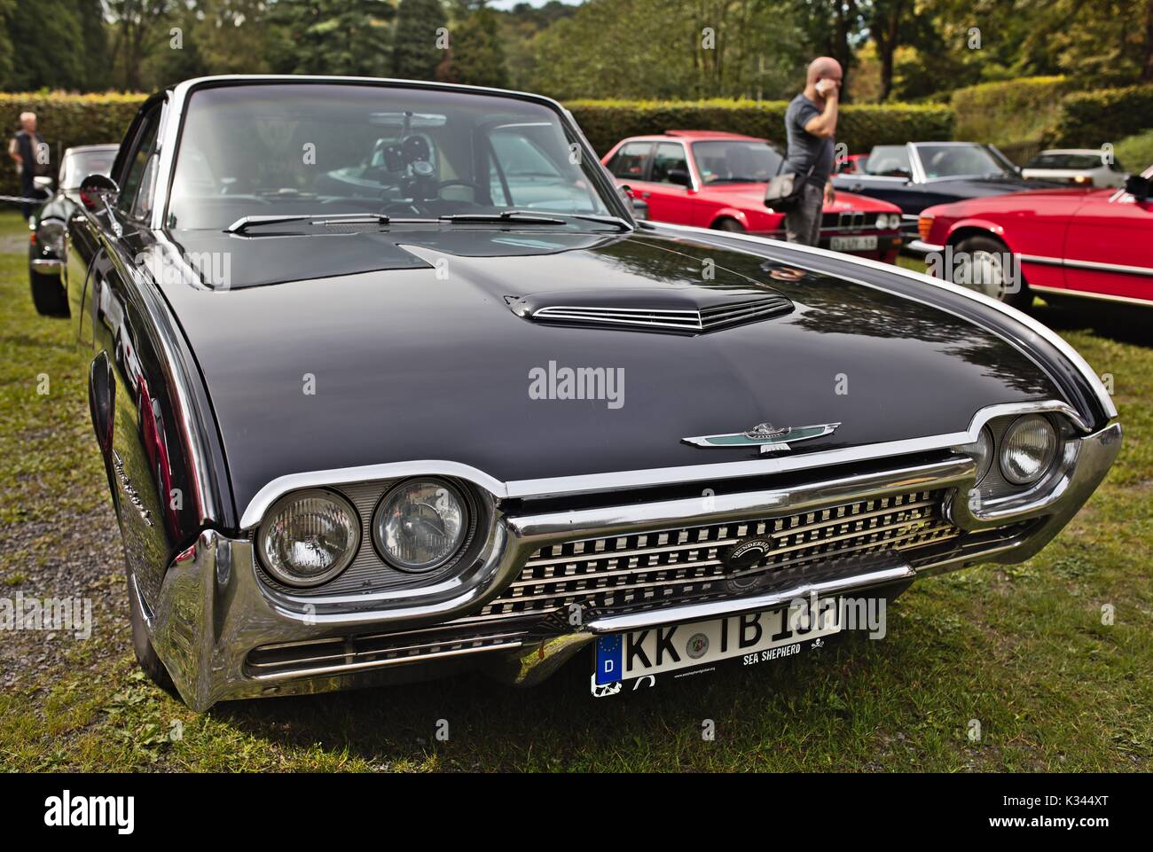 Ford Thunderbird (dritte Generation), kleine Classic Car Show, Deutschland Stockfoto
