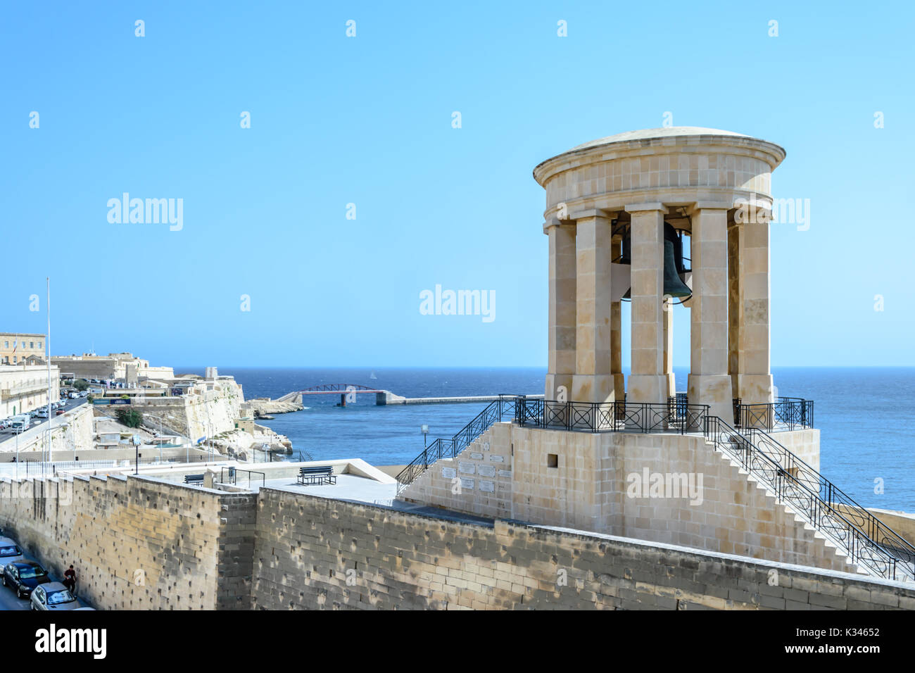 Belagerung Bell War Memorial Stockfoto