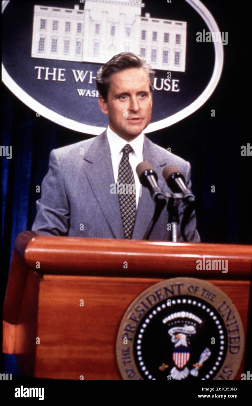 Der amerikanische Präsident Michael Douglas Datum: 1995 Stockfoto