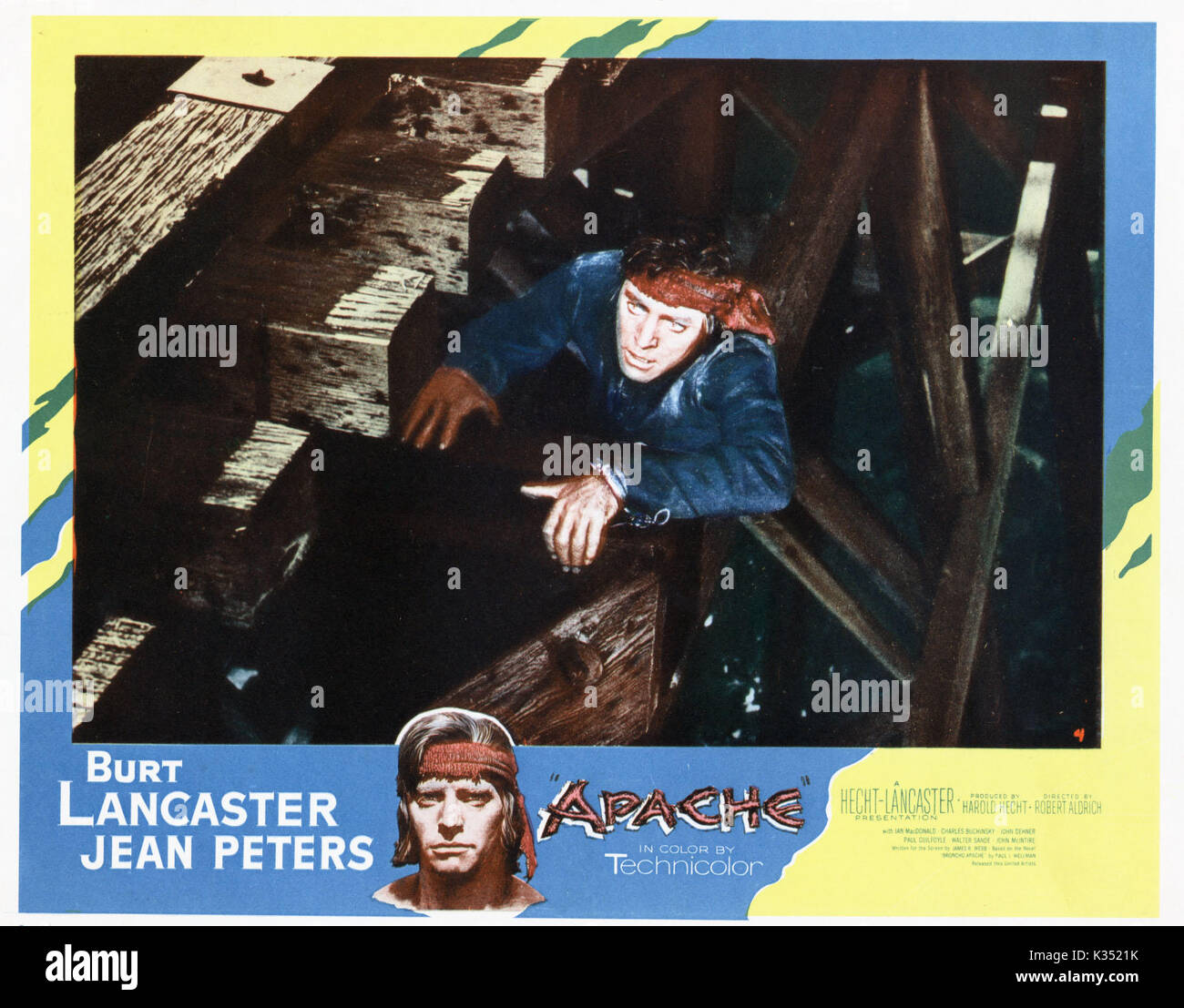 APACHE BURT LANCASTER Datum: 1954 Stockfoto