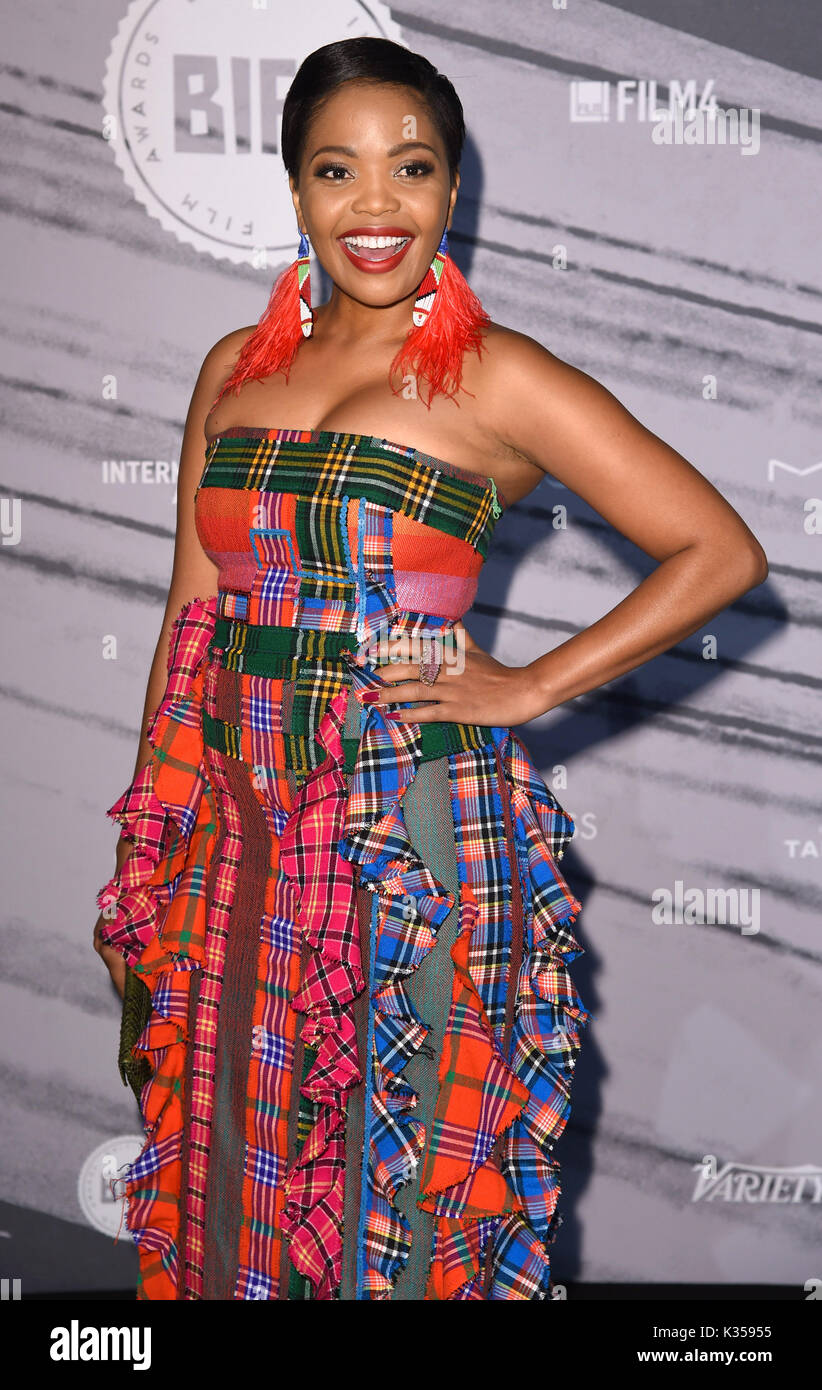 Foto © gutgeschrieben werden Alpha Presse 079965 04/01/2016 Terry Pheto der British Independent Film Awards 2016 Old Billingsgate London Stockfoto