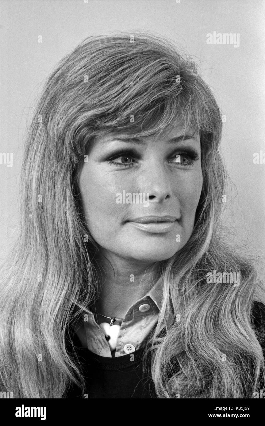 Dänische Sängerin und Plant Vivi Bach, Deutschland 1970er Jahre. Dänische Sängerin und Schauspielerin Vivi Bach, Deutschland 1970. Stockfoto