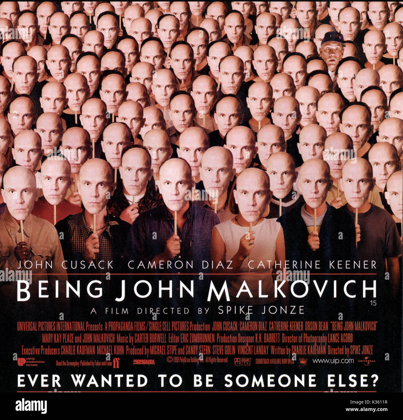 BEING JOHN MALKOVICH Datum: 1999 Stockfoto