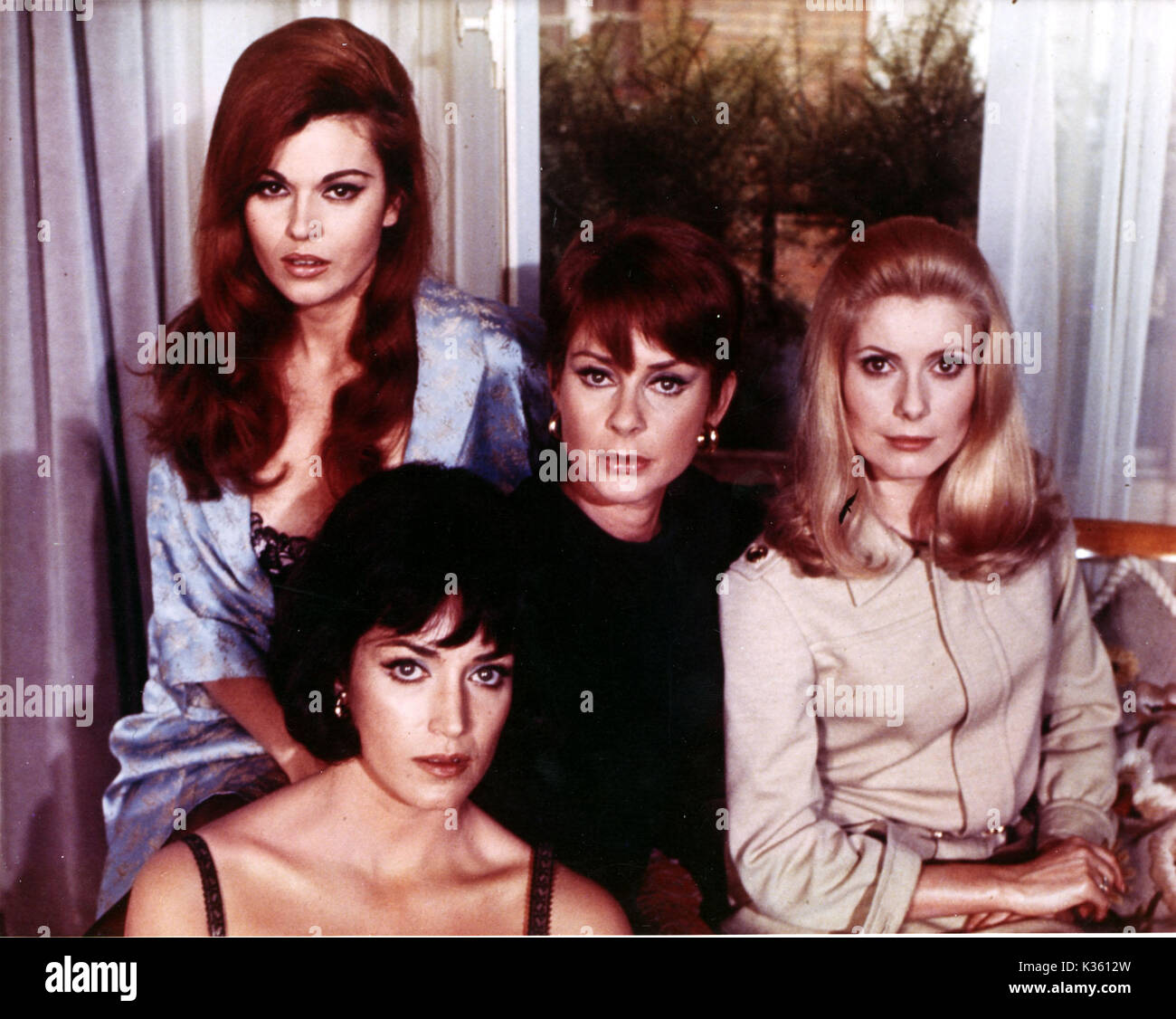Belle De Jour L R Marie Lajour Francoise Fabian Genevieve Page Catherine Deneuve Stockfotografie Alamy