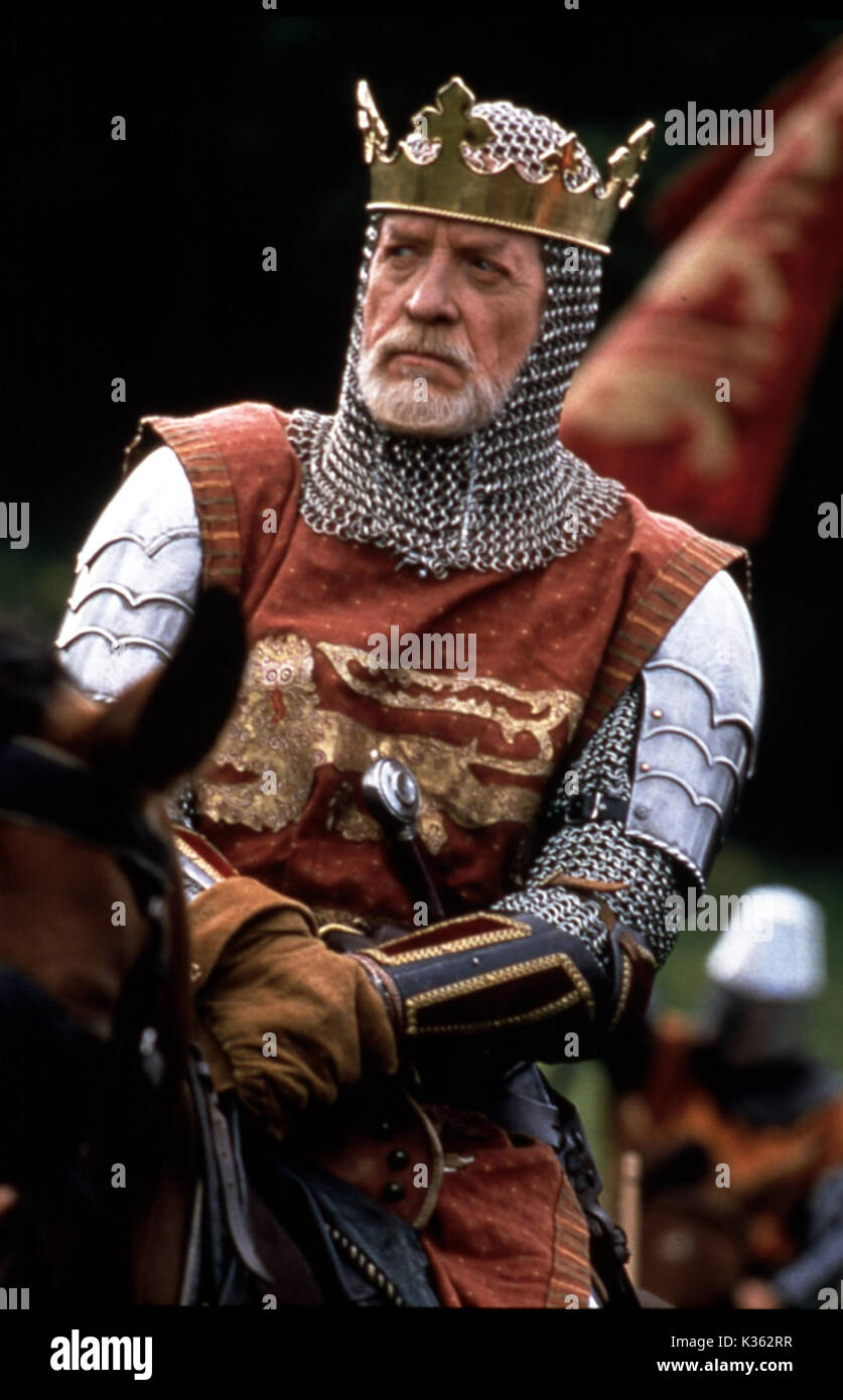 BRAVEHEART PATRICK MCGOOHAN als Edward I Datum: 1995 Stockfoto