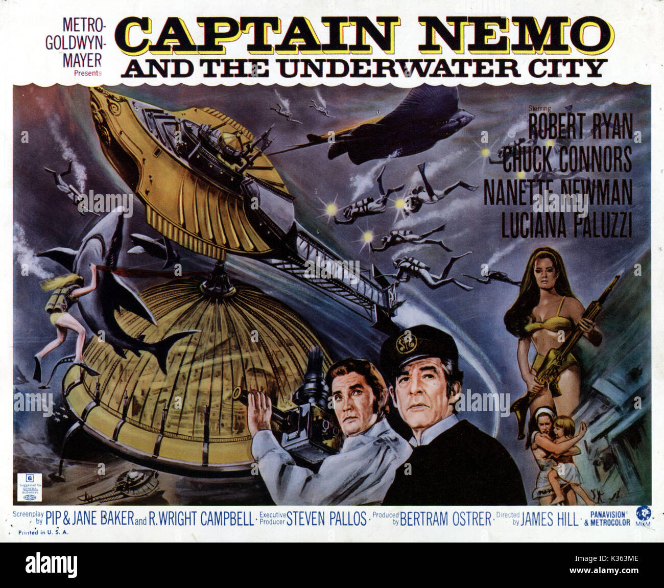 Kapitän Nemo und die UNTERWASSERSTADT Datum: 1970 Stockfoto