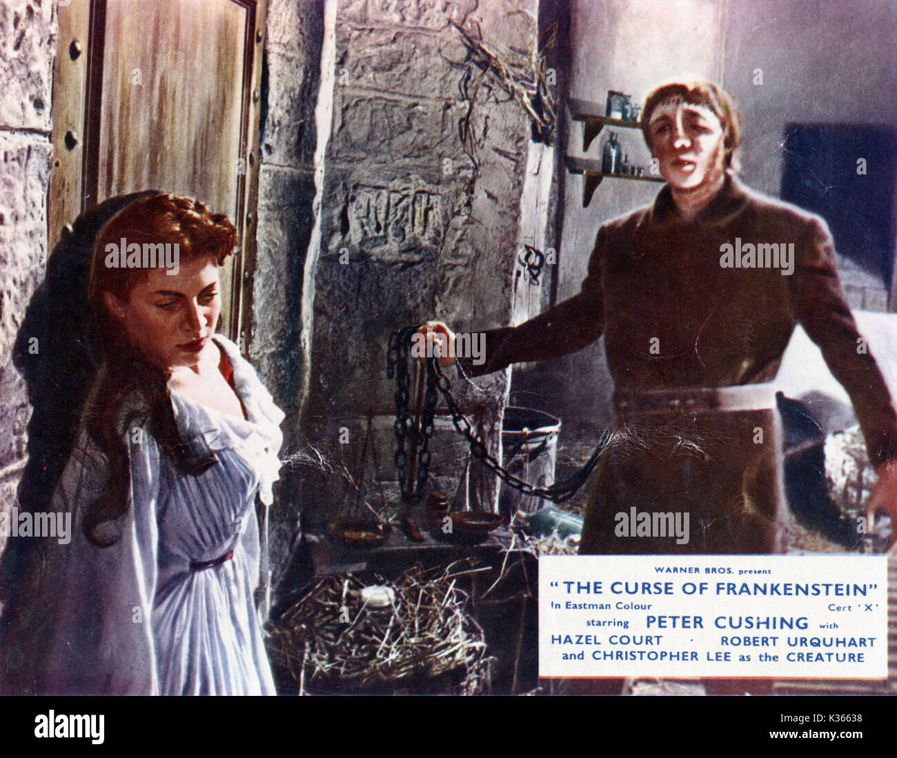 Der Fluch VON FRANKENSTEIN HAZEL COURT UND CHRISTOPHER LEE EIN HAMMER FILM PRODUKTION Datum: 1957 Stockfoto