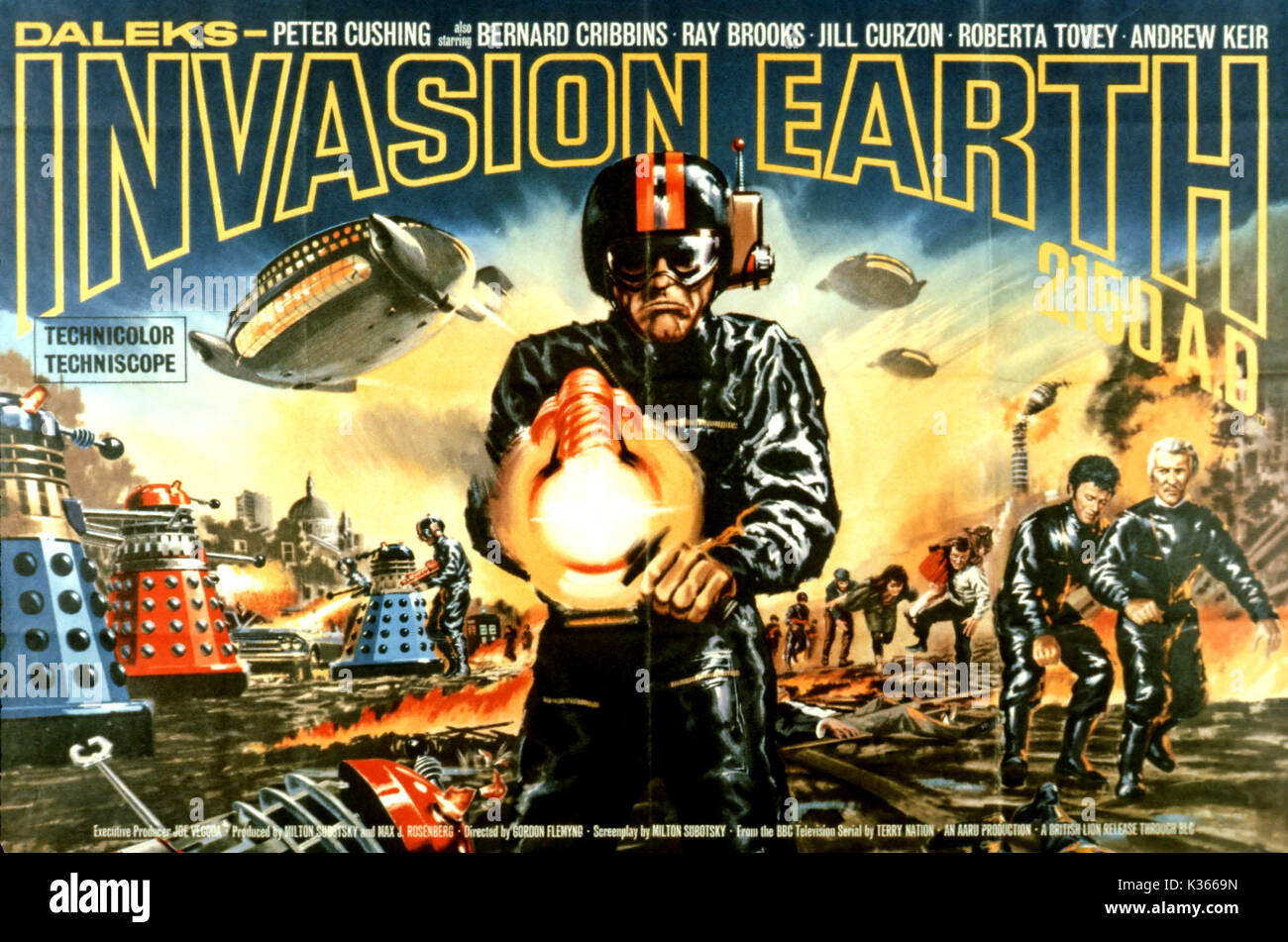 DALEKS "Invasion der Erde: 2150 AD (UK 1966) Amicus Productions Datum: 1966 Stockfoto