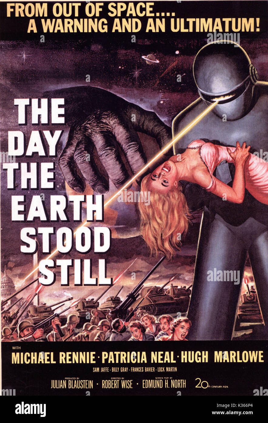 Der TAG, AN DEM DIE ERDE STILLSTAND Datum: 1951 Stockfoto